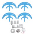 thumbnail image 2 of Wind Turbine Kit, Duratble Wind Power Generator 12m/s Effective  For Ships For Terraces For Cabins For Home, 2 of 8