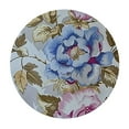 thumbnail image 2 of Acheng  Round Tablecloth, Avery Spring Garden Blooms and Buds Flannel Backed Table Cloth, Spring Hydrangea Floral 52x52in, 2 of 7