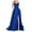 Blue-4, variant on Fshinging Womens 2025 Summer Dresses Prom Spaghetti Party Prom Side High Slit Bridesmaid Wedding Party Backless Cross Lace Up Satin Gowns Slim Dresses