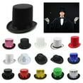 thumbnail image 2 of Top Hat Fedora hat Pork Pie Hat Hat Magician Top Hat Bowler Top Hat Magician Performed Hat, 2 of 9