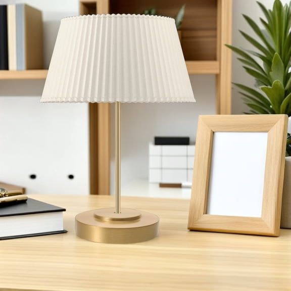 AURARMLET Vintage Style Decorative Round Metal Lamp Stand for Home and Office Lighting