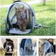 thumbnail image 4 of Expandable Cat Carrier Backpack Large Transparent Pet Travel Backpack, 4 of 5