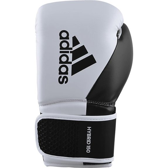 adidas Boxing Gloves, Hybrid 150,Boxing, Kickboxing, MMA, Workout, & Home use,for Men & Women,Weight 10, 12, 14, 16 Oz, Colors Black,White, White,Black