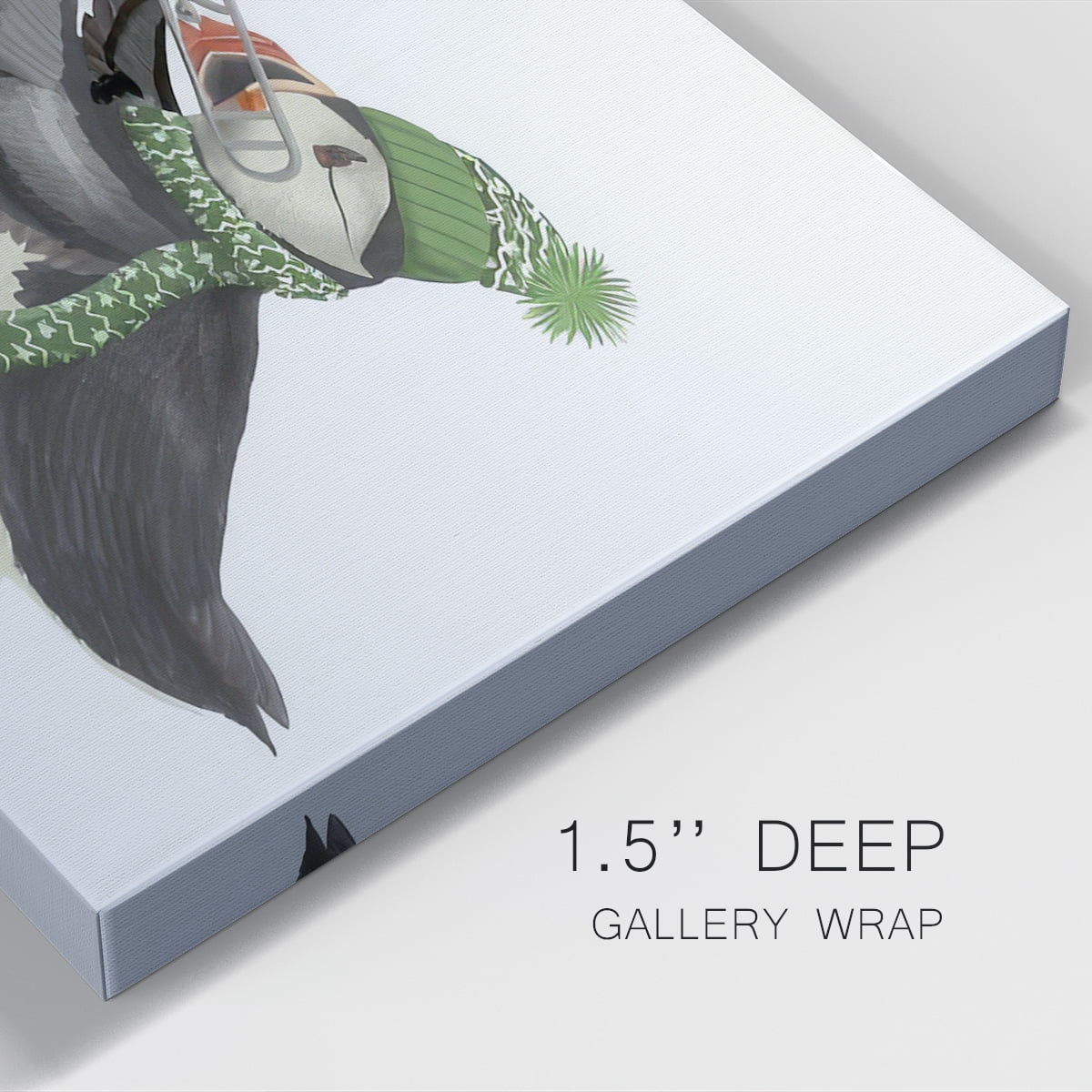 Puffin Quartet- Gallery Wrapped Canvas