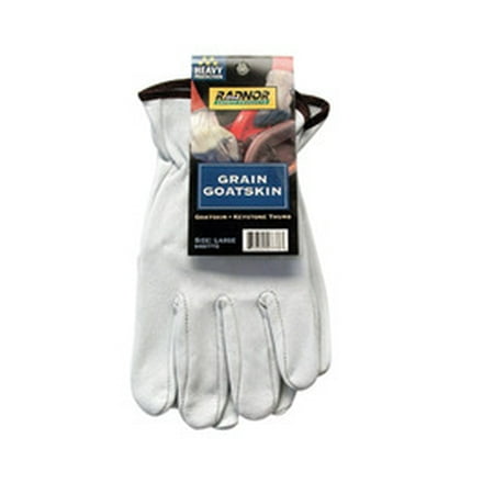 

Radnor Large White Premium Grain Goatskin Unlined Drivers Gloves (9 Pairs)