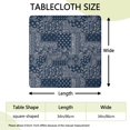 thumbnail image 2 of Decorative Bohemian Floral Square Tablecloth 34x34 Inch with Stretch Fit for Various Tables, 2 of 6