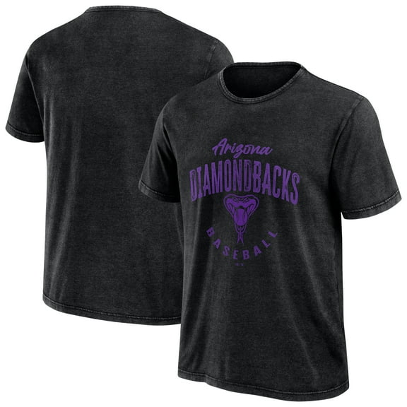 Men's Darius Rucker Collection by Fanatics Black Arizona Diamondbacks Cooperstown Collection Washed T-Shirt