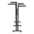 thumbnail image 6 of Clothing Retail Rack, 6 Arms Garment Rack with Wheels, Adjustable Shirt Rack, 6 of 11