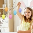 thumbnail image 6 of Costeam 12 Piece 2.36 Inch Easter Egg Set,Colorful Decor for Tree Hanging and Craft Project, 6 of 6