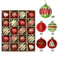 thumbnail image 4 of CSChome Hanging Christmas Balls Christmas Ball Set 20Pcs Easy to Install Lightweight Tree Hanging Festive Decorations, 4 of 7