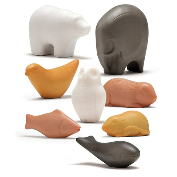 Sensory Play Animal Stone, Pack Of 8