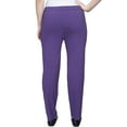 thumbnail image 2 of Alfred Dunner Womens Petite Shaping Tummy Control Flat Front Short Length Pant, 2 of 6