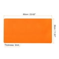 thumbnail image 2 of Unique Bargains 24x12' Desk Mat Protector, Dual Side Soft Smooth Mouse Pad Writing Mat, Orange, 2 of 6