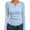 Sky Blue #074, variant on Womens Long Sleeve Henley Shirts Fall Winter Ribbed Thermal Tops Casual Blouses Basics Tees Cute Sweaters Navy 2XL