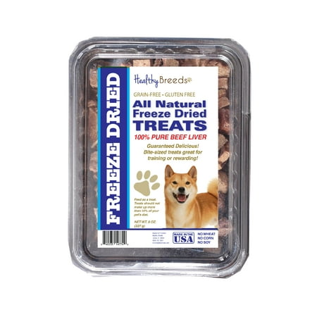 Healthy Breeds Shiba Inu All Natural Freeze Dried Treats Beef Liver 10 Oz