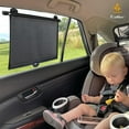 thumbnail image 6 of EcoNour Car Window Shades (4 Pack) | Retractable Roller Sunshade for Kids & Baby | UV & Heat Protection | Privacy Blackout Curtain Shades | Easy Install Car Window Shade | 15" x 17", 6 of 7