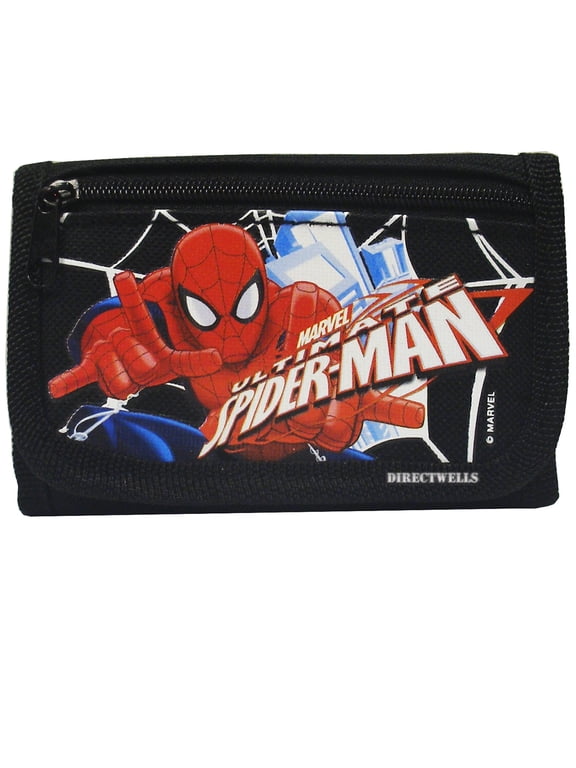 Spiderman Black Trifold Wallet