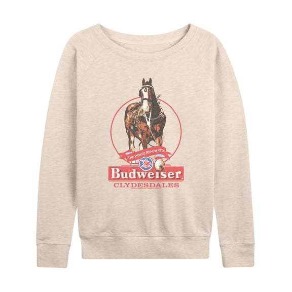 Budweiser - World Renowned - Women's French Terry Long Sleeve Pullover