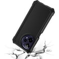 thumbnail image 3 of For AT&T Verge 2 SN333A Premium Tough Hybrid Cell Phone Cover Case + Tempered Glass - Tough Black, 3 of 6