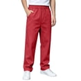 thumbnail image 5 of LEKWK Uniform Pants for Boys Pull-On Chino Pants Elastic Waist Casual Trousers with Pockets Preppy Lightweight Lounge School Formal Playwear 5-15Y, 5 of 9