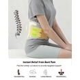 thumbnail image 2 of Posture Corrector For Women and Men, Breathable Waist Lumbar Support Belt for Sciatica, Herniated Disc, Scoliosis Back Pain Relief, Heavy lifting, with Dual Adjustable Straps 【1Pcs   Medium 】, 2 of 7