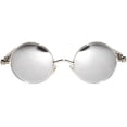 thumbnail image 2 of Steampunk Sunglasses - Silver Frame - Silver Mirror Lens, 2 of 4