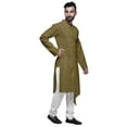 thumbnail image 4 of Atasi Solid Long SleeveÂ&nbsp;KurtaÂ&nbsp;For Men Mandarin Collar Ethnic LongÂ&nbsp;KurtaÂ&nbsp;For Boys, 4 of 5