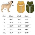 thumbnail image 2 of Dog Raincoat Hoodies Rain Jacket Waterproof Rain Poncho with Pocket Reflective Rain Coat for Small Medium Dog Yellow S, 2 of 4