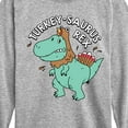 thumbnail image 3 of Instant Message - Turkeysaurus Rex - Toddler & Youth Long Sleeve Graphic T-Shirt, 3 of 6