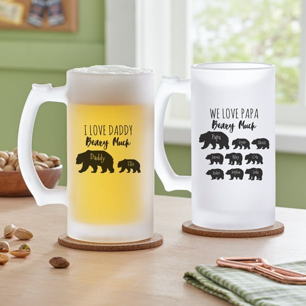 Download Personalized Love You Beary Much Frosted Beer Mug - 1 Cub - Walmart.com - Walmart.com