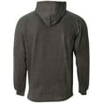 thumbnail image 2 of A4 Men's Legends Fleece Baseball Hoodie Charcoal 2Xl, 2 of 4
