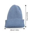 thumbnail image 3 of Prolriy Hat and Scarf Set for Women, Women's Autumn and Winter New Versatile Casual Knitted Woolen Hat Hats for Men Mint Green M, 3 of 3