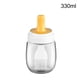 thumbnail image 5 of Bewildely Botella de aceite de vidrio con cepillo para hornear, pastelería, cocina, herramienta de hilvanado de fluidos, transparente, recargable, Cocina y Comedor Amarillo 330ML Bewildely HA064279-03B, 5 of 6