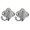 Silver, variant on Stainless Steel Double Loop Wall Hooks Heavy Duty Rustproof For Kitchen Bathroom Easy Install Space Saving Hangers