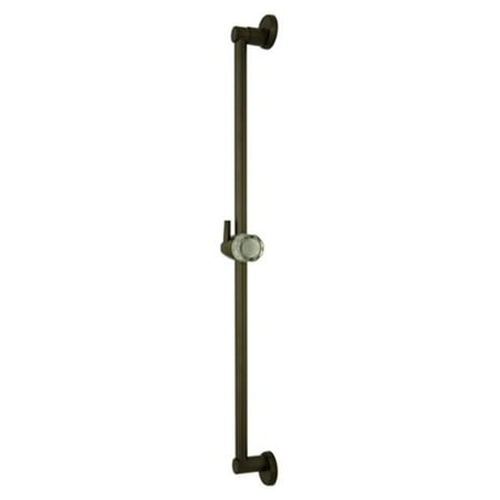 

24 Inch Wall Mount Shower Slide Bar With Pin - Oil Rubbed Bronze Finish