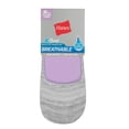 thumbnail image 3 of Hanes Women's Comfort Cool Lightweight Liner Socks, 6 pack, 3 of 3