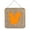 Orange, variant on Squirrel Burlap and Brown Wall or Door Hanging Prints