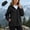 Black, variant on Sentmoon Light Jacket Waterproof Windproof Hooded Neck Womens Fall Jackets 2026 Long Sleeve with Zipper Fall Coats for Travel Golf Hiking
