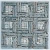 Intrend Tile Basket Wave Natural Stone Landscape Warmer Gray And Light Gray Mixed