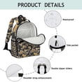 thumbnail image 4 of Excavator Construction Vehicle School Backpack Adjustable Shoulder Straps Chest Strap Spacious Durable Bookbag, 4 of 6