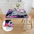thumbnail image 2 of Acheng Unicorn Stars Magical Square Tablecloth for Picnic Dining Kitchen Farmhouse 100% Polyester Fiber 52*52, 2 of 8