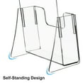 thumbnail image 6 of HERFIER 2 Pcs Brochure Display Stands Acrylic Magazine Holder Pamphlet Holder Literature Organizer Menu Holder 9.04x4.36x3.22in, 6 of 8
