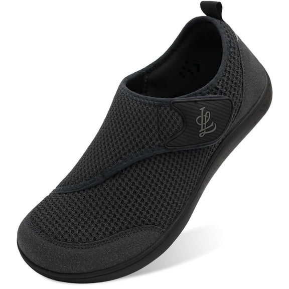 Men Shoes Wide Width Walking Shoes Adjustable Casual Sneakers Diabetic Friendly 10