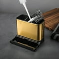 thumbnail image 7 of Thyme & Table 3 Compartment Kitchen Sink Caddy, Gold, 7 of 7