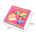 thumbnail image 2 of Milaget Baby Toys Soft Cloth Books Early Education Toys & Pram Toys Rattle Book shape color, 2 of 8