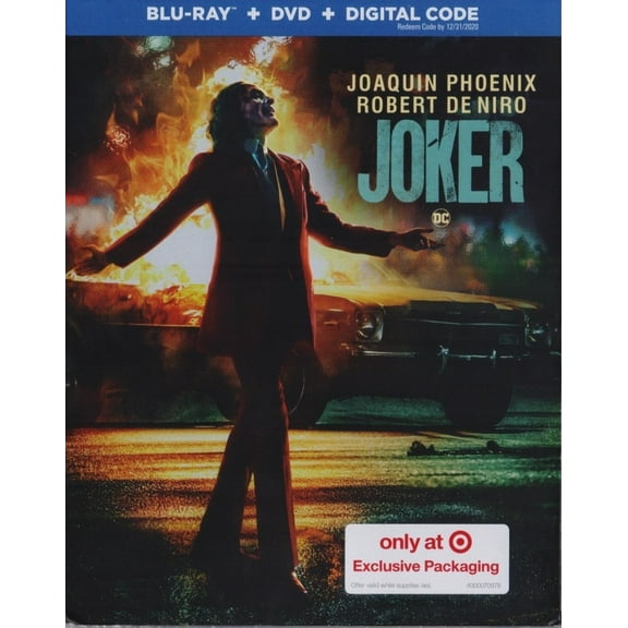 Joker Guason 2019 Target Pelicula Blu-ray + Dvd Warner Bros Blu-ray