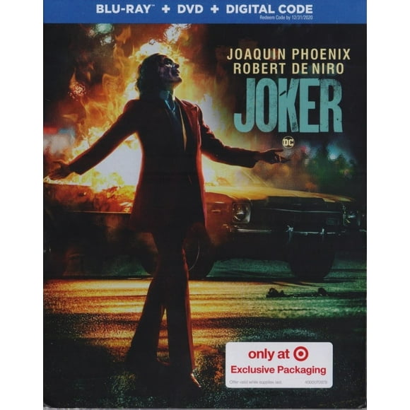 Joker Guason 2019 Target Pelicula Blu-ray + Dvd Warner Bros Blu-ray