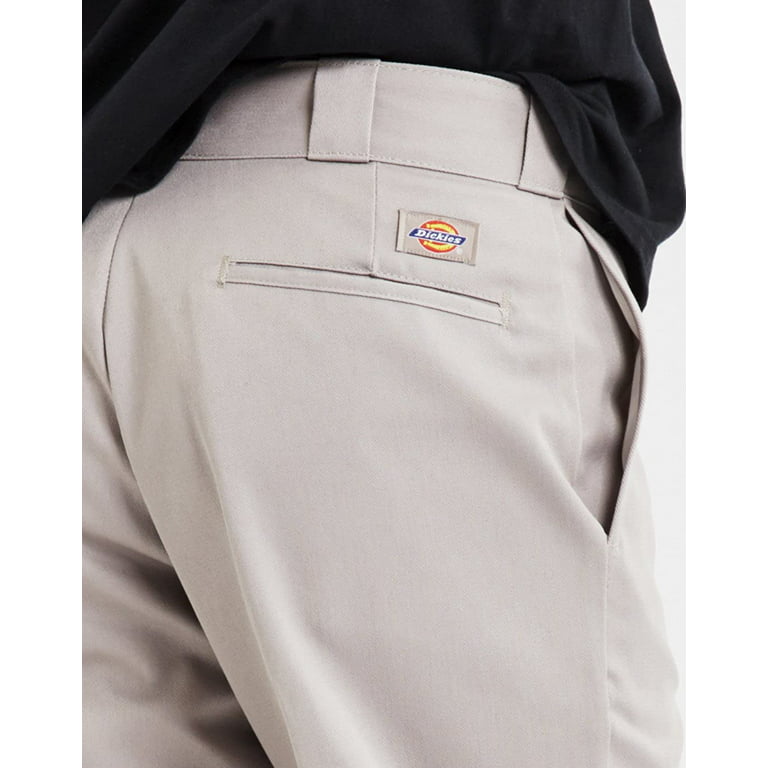 Dickies Men's 874 Pants Classic Original Fit Work School Uniform Straight  Leg, Silver, 31X30