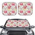 thumbnail image 2 of Salouo Christmas Cute Pigs Pattern Car Windshield Sun Shade Foldable | Front Windshield Shade for Sun, Heat and UV Rays | Interior Sun Protection-Medium, 2 of 6
