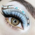 thumbnail image 4 of Lentes de contacto de colores Party Crazy Color Agrandar Embellecer Aspecto natural yeacher Plata y 5RS, 4 of 7